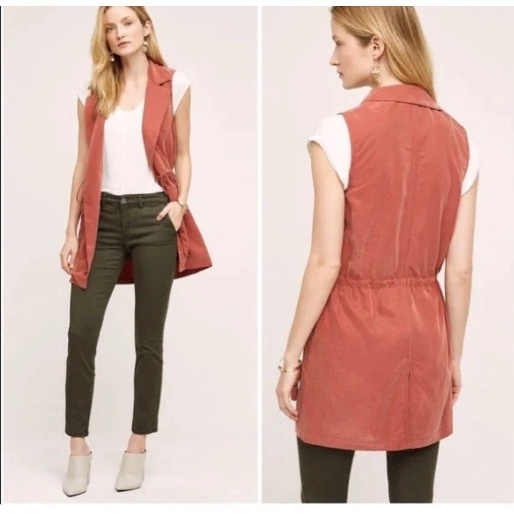 Anthropologie Old Town Vest by Elevenses Size M